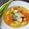 Svježe smrznuta riblja juha od skuše: recepti s fotografijama