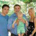 Biografija Jurija Šatunova: osobni život, žena, djeca